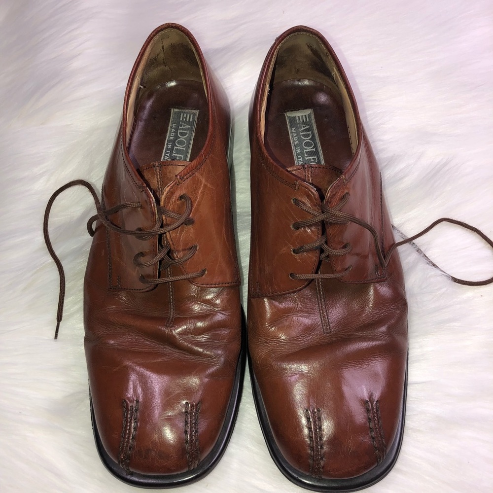 Men’s Adolfo Made in Italy Lace Up Dress Shoes 10M